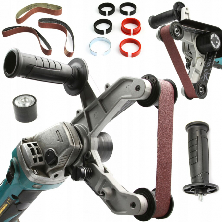 Unghiulare/drepte - Adaptor flex polizor slefuit tevi cu banda accesoriu polizor unghiular (M04116)