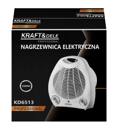 Aeroterma electrica 2000W cu termostat reglabil si functie aer rece (KD6513) [12]