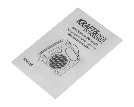 Aeroterma electrica 2000W cu ventilator si telecomanda  (KD6519) [1]