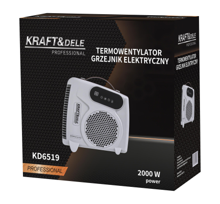 Aeroterma electrica 2000W cu ventilator si telecomanda  (KD6519) [11]