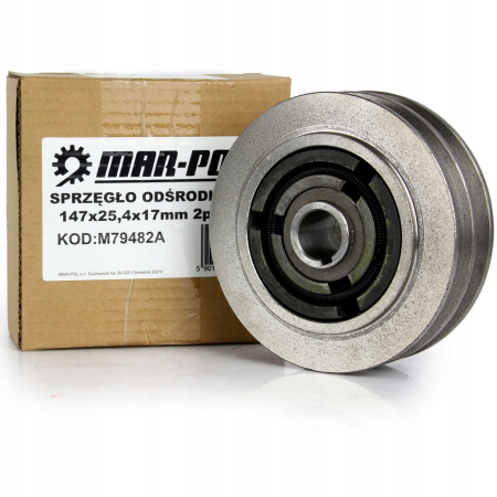 Altele - Ambreiaj centrifug 147mm x 25.4mm cu 2 canale pentru curele (M79482A)