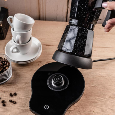 Aparat cafea espresso electric moka 500W 6 cesti cu incalzire integrata (KB-7998) [3]