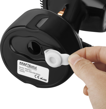 Aparat de calcat cu abur 1800W, debit 45 g/min, rezervor 300 ml, talpa ceramica (KD4321) [9]