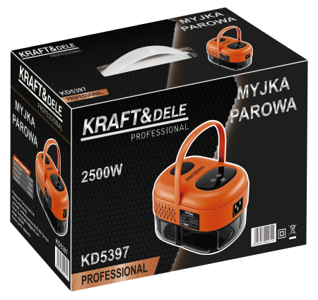 Aparat de curatat cu abur 2500W, rezervor 1L (KD5397) [15]