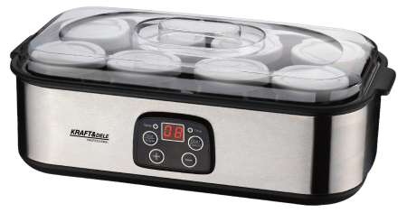 Casa - Aparat de iaurt 1440 ml, 35W, 8 borcane de 180 ml (KD4402)