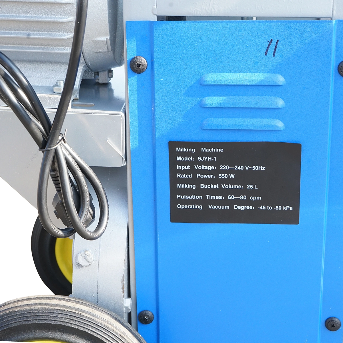 Aparat de muls oi si capre 1 post 550W, 220V bidon inox 25L, grup de muls cu 2 mansoane, presiune vid 45-50 kPa, pulsatii 60-80 cpm (DISPL11) [5]