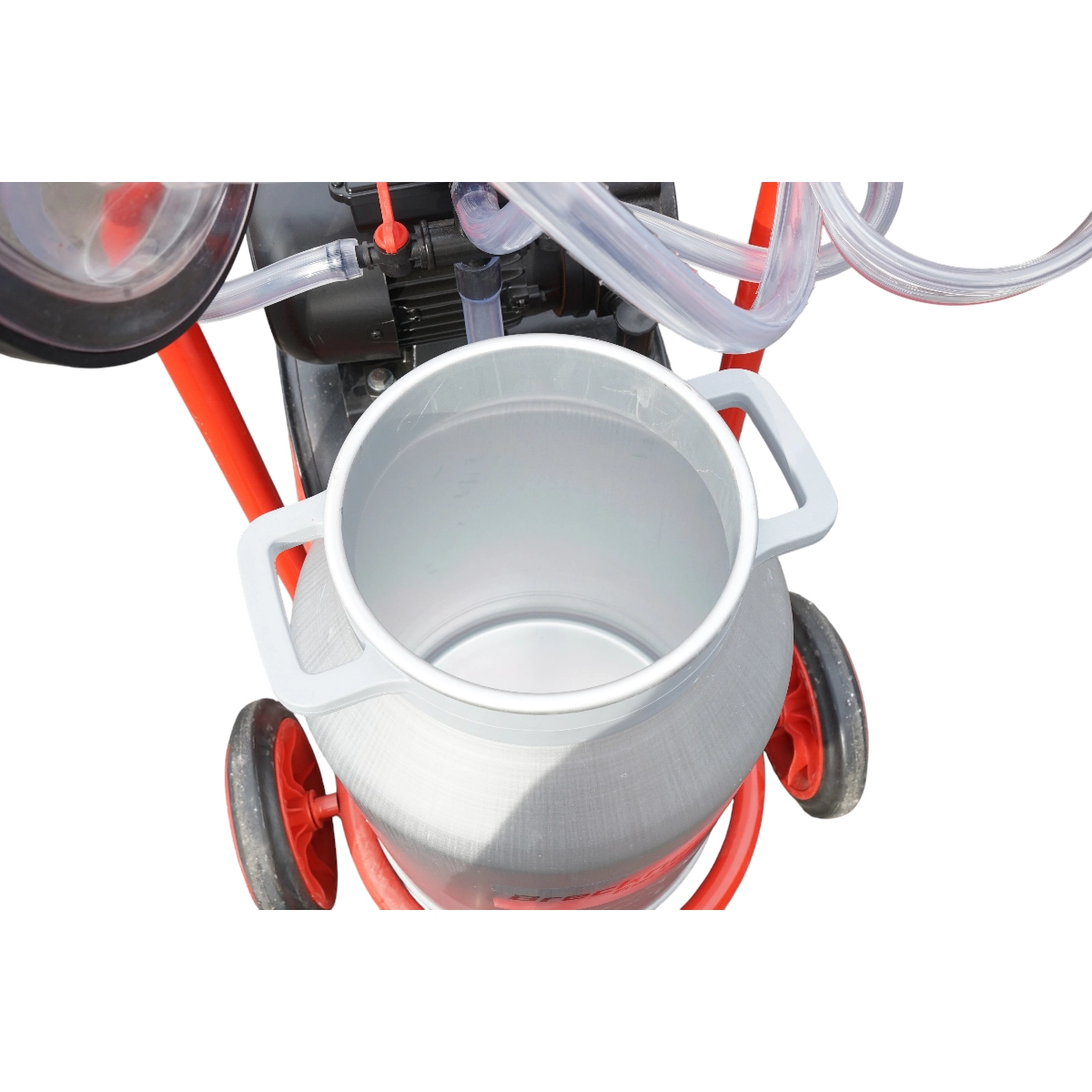 Aparat de muls vaci cu 2 posturi, bidon aluminiu 40L, rezervor vid si pompa uscata DISGF41 (BK98560) [7]