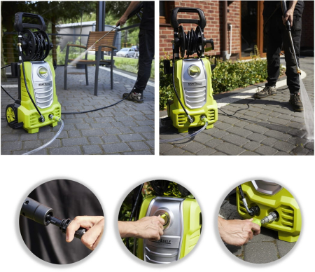 Aparat de spalat cu presiune 250 bar 2500W cu accesorii pentru curatare auto si suprafete (KD423) [50]