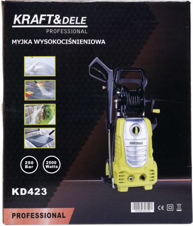 Aparat de spalat cu presiune 250 bar 2500W cu accesorii pentru curatare auto si suprafete (KD423) [19]
