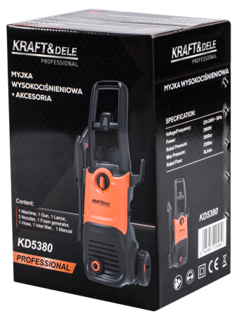 Aparat de spalat jet cu presiune, 2900 W, 220 bar 8 Lmin (KD5380) [14]