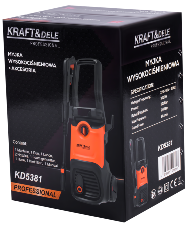 Aparat de spalat jet cu presiune, 3000 W, 240 bar 9 Lmin (KD5381) [11]