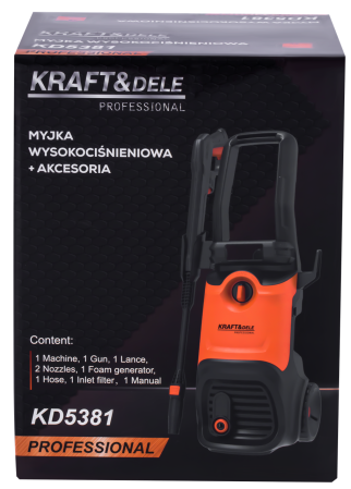 Aparat de spalat jet cu presiune, 3000 W, 240 bar 9 Lmin (KD5381) [10]