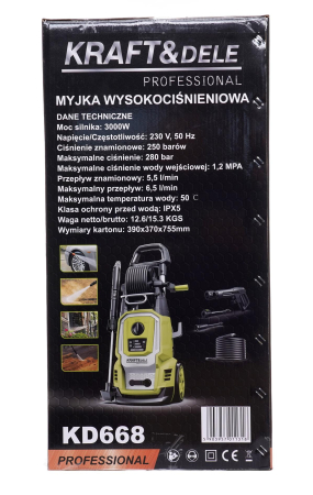 Aparat de spalat jet cu presiune, 3000 W, 280 bar 7.5 Lmin (KD668) [15]