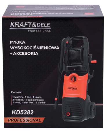 Aparat de spalat jet cu presiune, 3200 W, 280 bar 10 Lmin (KD5382) [10]