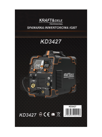 Aparat de sudura 5 in 1 cu invertor IGBT MIG MAG MMA TIG CUT 250A (KD3427) [13]