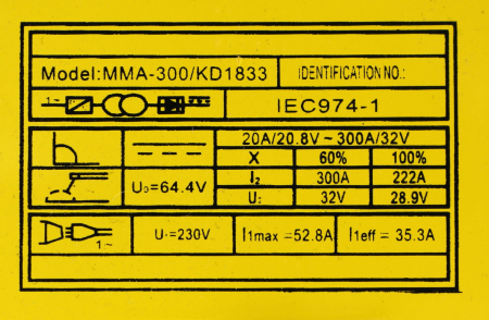 Aparat de sudură cu invertor MMA 300A (KD1833) [11]