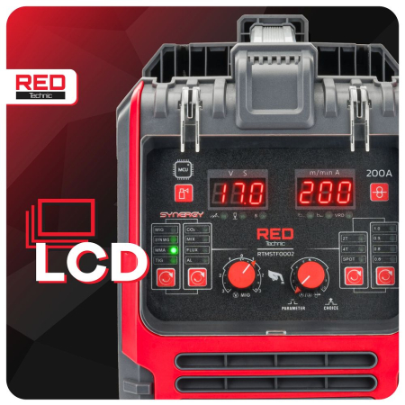 Aparat de sudura MIG-MAG MMA TIG Lift 200A Sinergetic (RTMSTF0002) [16]