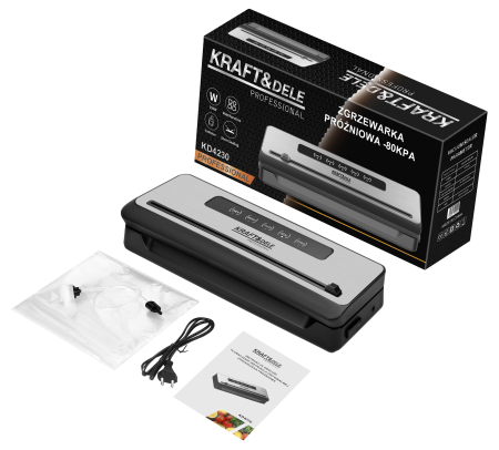 Aparat de vidat si sigilat 150W, 32 cm, -80 kPa (KD4230) [10]