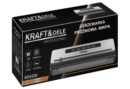 Aparat de vidat si sigilat 150W, 32 cm, -80 kPa (KD4230) [12]