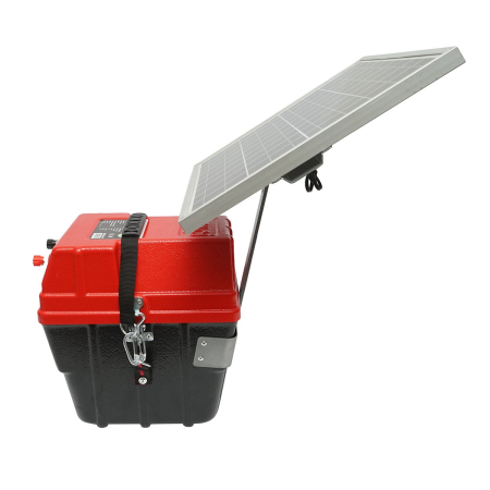 Aparat gard electric 6,9 J, 12-220V, baterie 12V 14Ah și panou solar 20W DISMR44 (BT117) [8]