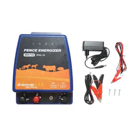 Aparate/generatoare de impuls - Aparat gard electric 12J, alimentare duala 12V-230V, distanta 80 km, IPX6 DISUR57 (BK87126)