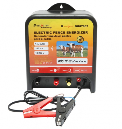 Aparat generator impulsuri 14 Joule pentru gard electric 12V DISHZ19 (BK87607) [0]