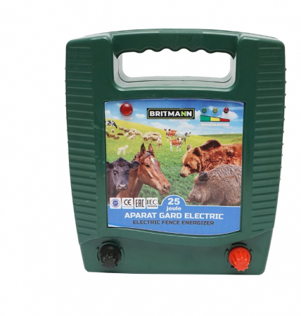 Aparat generator impulsuri 25 Joule pentru gard electric 12V 220V (BT116) [2]