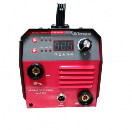 Aparat invertor de sudura MIG 180 + masca automata + sarma fara gaz electrozi (AZ-ES047+M+F) [17]