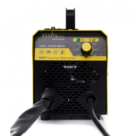 Aparat, invertor de sudura MIG 200A sarma fara gaz + masca automat + fir sudura (KD810+M+F) [10]
