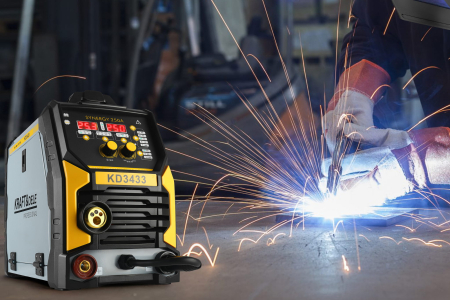 Aparat Invertor de sudura MIGMAG, MMA, Lift-TIG, 250A, 0,6-1,2mm sarma flux cu gaz sau fara CO2 (KD3433) [17]