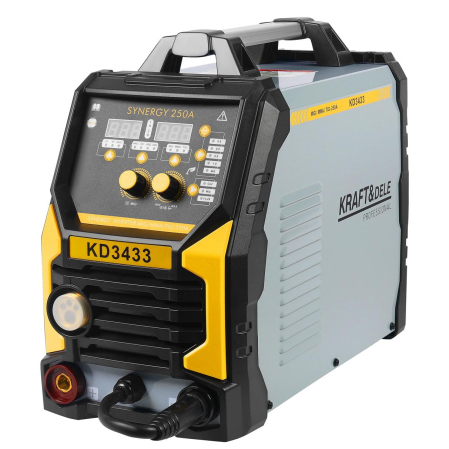 Aparat Invertor de sudura MIGMAG, MMA, Lift-TIG, 250A, 0,6-1,2mm sarma flux cu gaz sau fara CO2 (KD3433) [4]