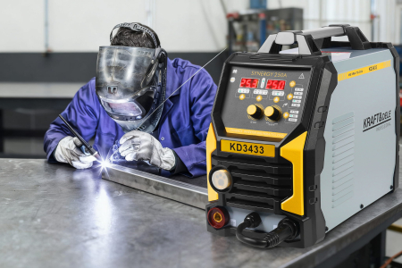 Aparat Invertor de sudura MIGMAG, MMA, Lift-TIG, 250A, 0,6-1,2mm sarma flux cu gaz sau fara CO2 (KD3433) [18]