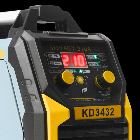 Aparat Invertor de sudura MMA, Lift-TIG, 210A, 0,6-1,2mm sarma flux (KD3432) [1]
