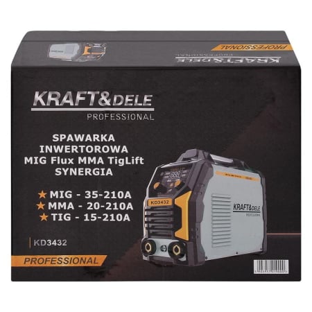 Aparat Invertor de sudura MMA, Lift-TIG, 210A, 0,6-1,2mm sarma flux (KD3432) [20]