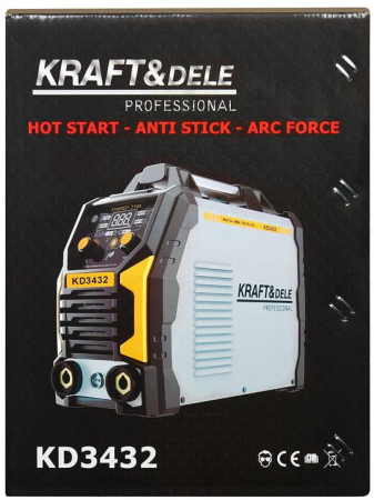 Aparat Invertor de sudura MMA, Lift-TIG, 210A, 0,6-1,2mm sarma flux (KD3432) [26]