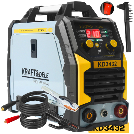 Produse noi (necategorizate) - Aparat Invertor de sudura MMA, Lift-TIG, 210A, 0,6-1,2mm sarma flux (KD3432)