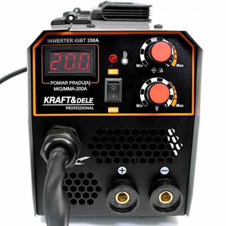 Aparat invertor sudura MIG MMA 200A + rola sarma electrozi sarma flux fara gaz (200A+F) [6]
