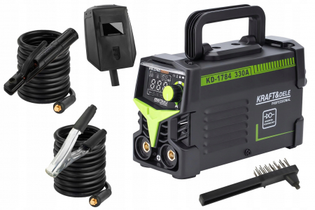 Sudura / taiere - Aparat invertor sudura sudat 330 Amperi + accesorii (KD1784)