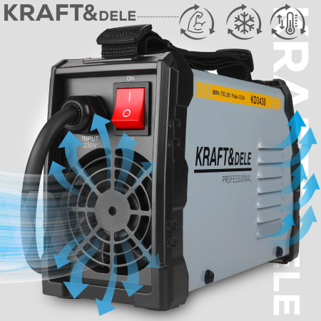 Aparat invertor sudura sudat 330 Amperi LCD + accesorii (KD3430) [6]