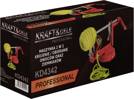 Aparat manual 2 in 1 pentru curatat si feliat legume, cu lama din inox si ventuza de fixare (KD4342) [13]