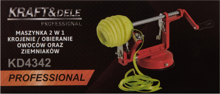 Aparat manual 2 in 1 pentru curatat si feliat legume, cu lama din inox si ventuza de fixare (KD4342) [15]