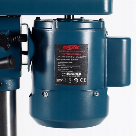 Aparat, masina de gaurit, bormasina fixa 2150W 13mm de banc coloana verticala (KDP2200) [2]