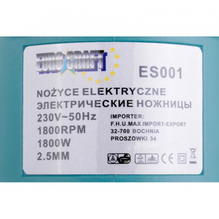 Aparat masina foarfeca electrica taiat tabla 1800W (ES001) [6]