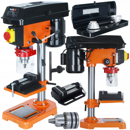 Aparat gaurit si insurubat - Aparat masina gaurit fixa 1600W 16mm de banc coloana verticala (12233)