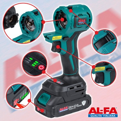 Aparat masina multifunctionala 7 in 1 capete interscimbale cu baterii incluse (ALNWB-21BL) [2]