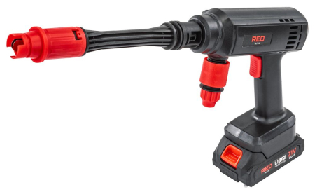 Aparat masina pistol de spalat cu presiune cu acumulator baterii 2x2Ah 21V 60bar + accesorii (RTMC0149) [4]