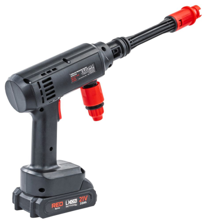 Aparat masina pistol de spalat cu presiune cu acumulator baterii 2x2Ah 21V 60bar + accesorii (RTMC0149) [1]