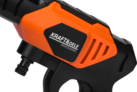 Aparat masina pistol de spalat cu presiune cu acumulator baterii 2x4Ah 20V 60bar + accesorii (KD662) [13]