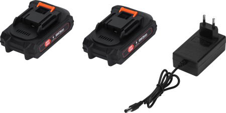 Aparat masina pistol de spalat cu presiune cu acumulator baterii 2x4Ah 20V 60bar + accesorii (KD662) [4]