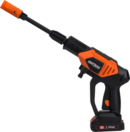 Aparat masina pistol de spalat cu presiune cu acumulator baterii 2x4Ah 20V 60bar + accesorii (KD662) [8]